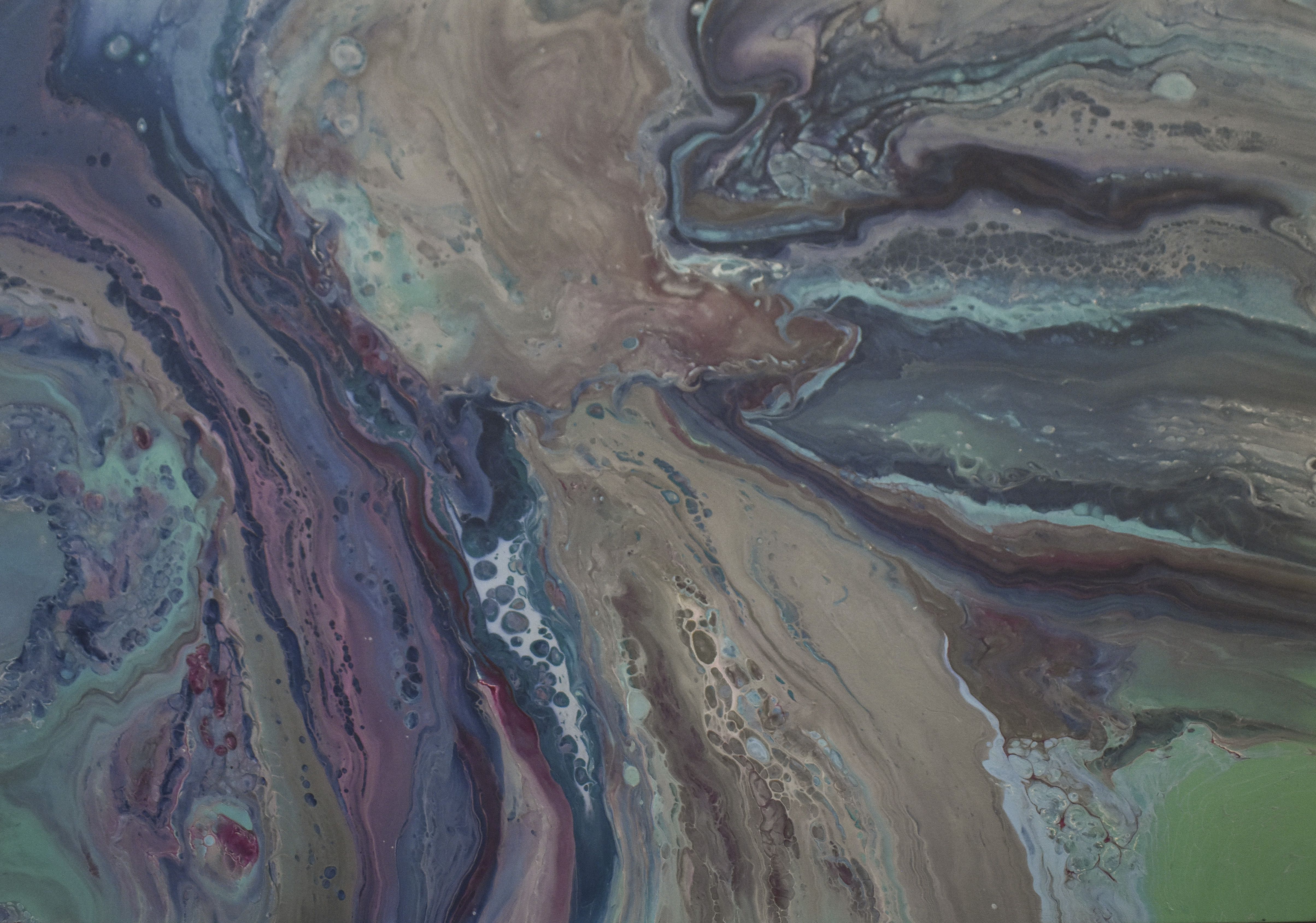 SOLD 40x30x1/2" Fluid Acrylic on Canvas