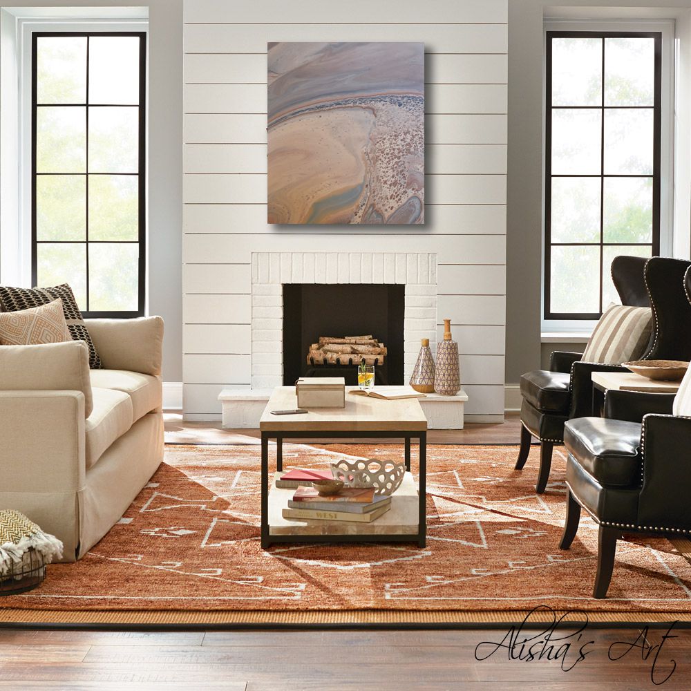 40x30x1/2" Fluid Acrylic on Canvas