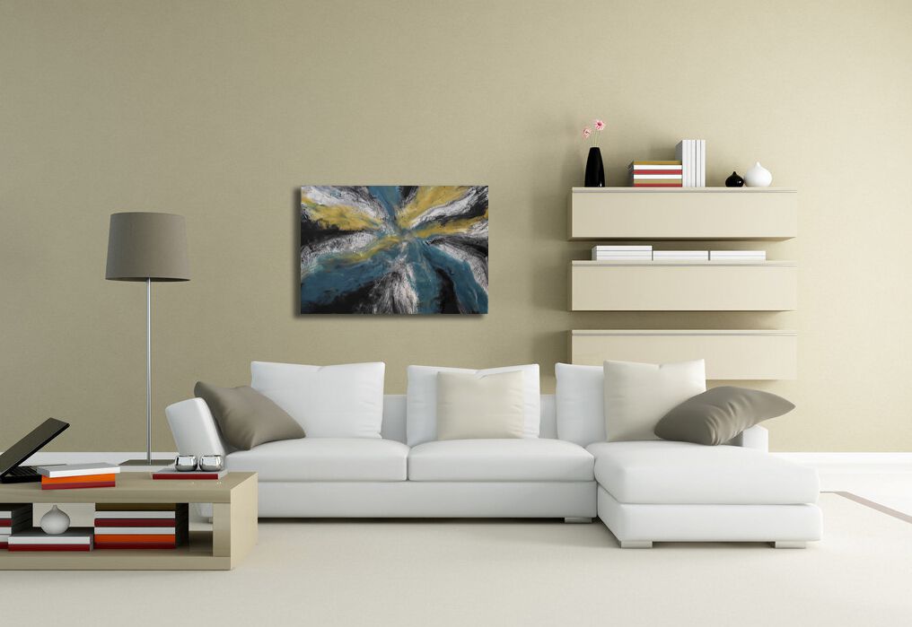 30x24x1/2" Mixed Media Acrylic and Resin on Wood