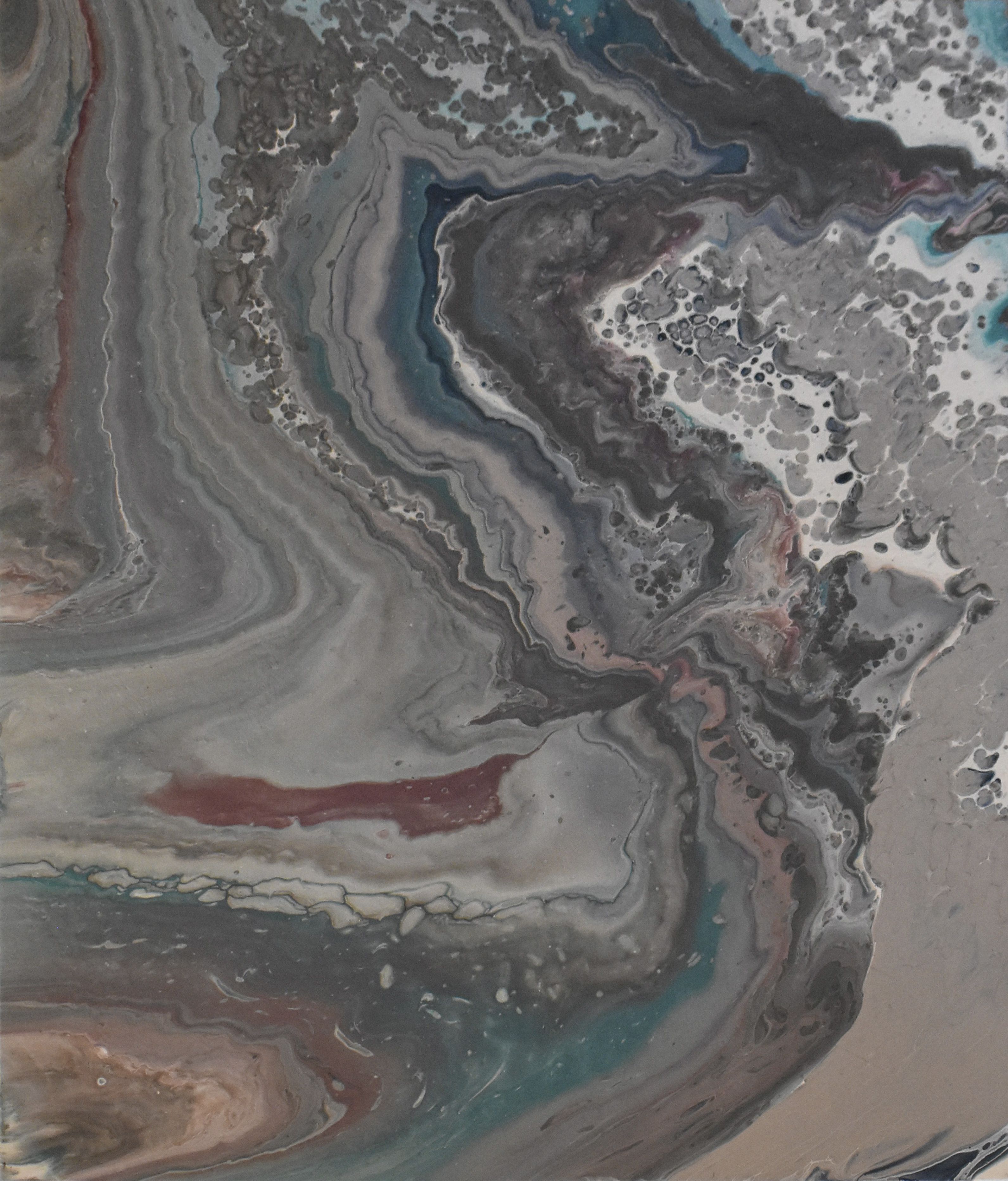 30x24x1/2" Original Fluid Acrylic Painting