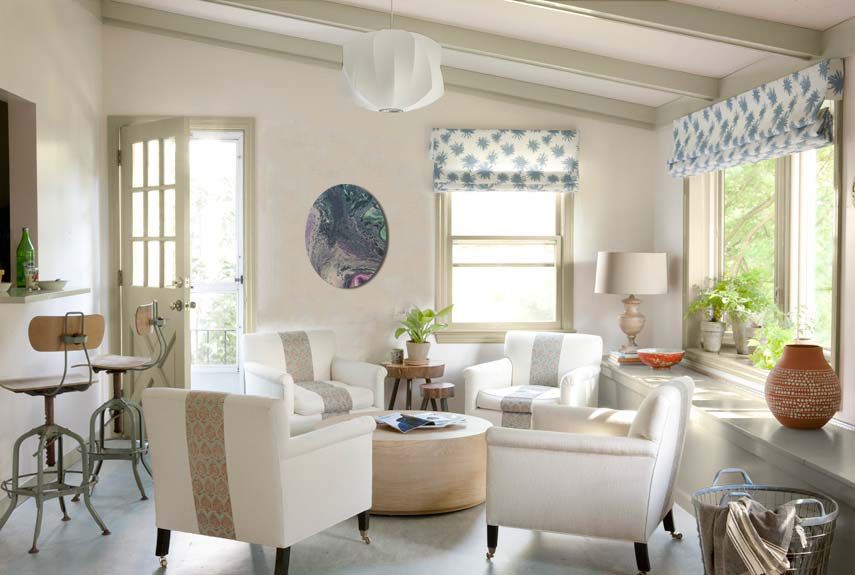 Acrylic on oval canvas