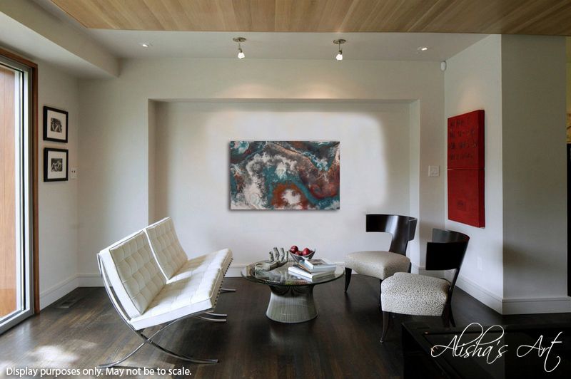 17x21x3/4" Resin and Acrylics on Wood