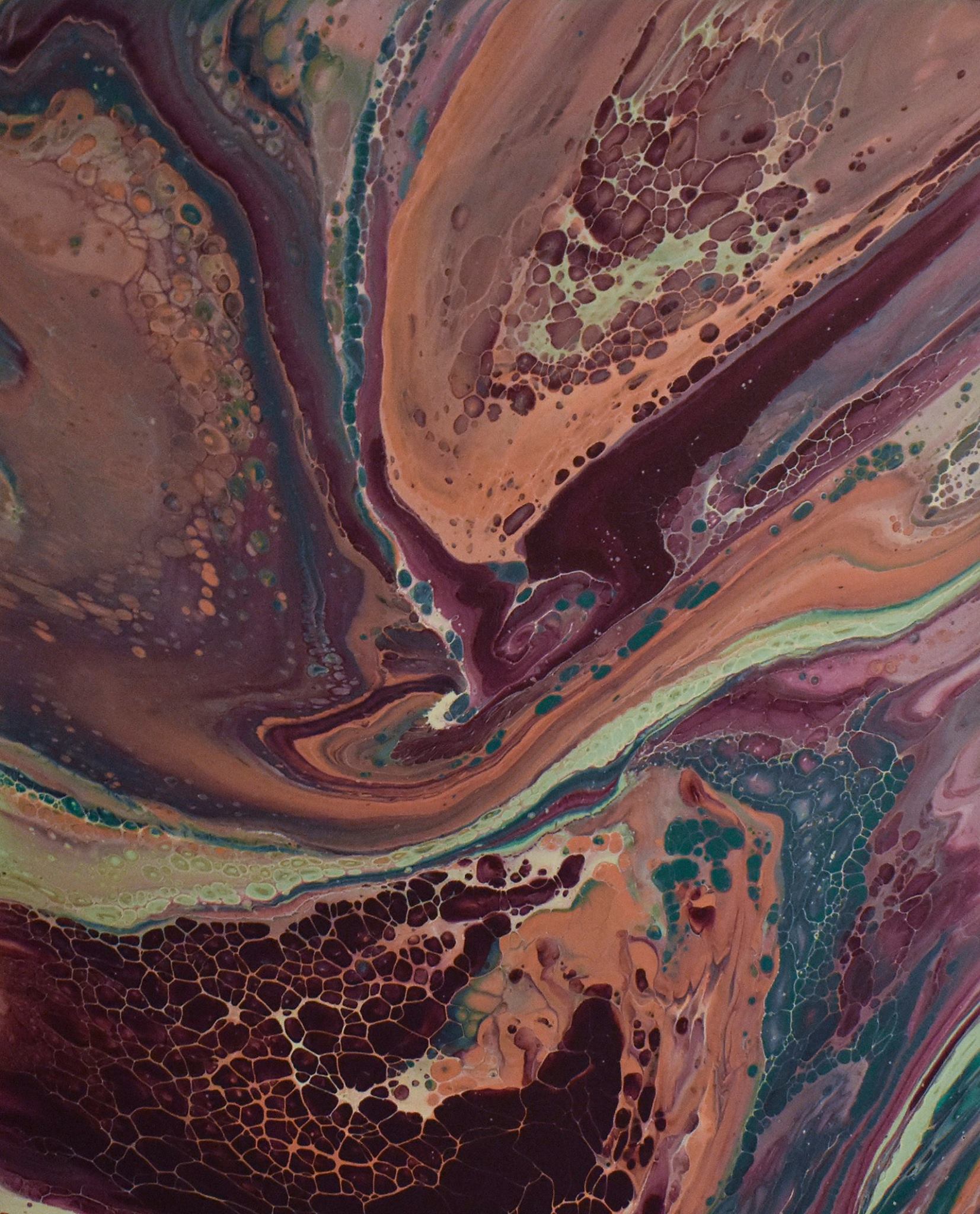 30x24x1/2" Fluid Acrylic on Canvas