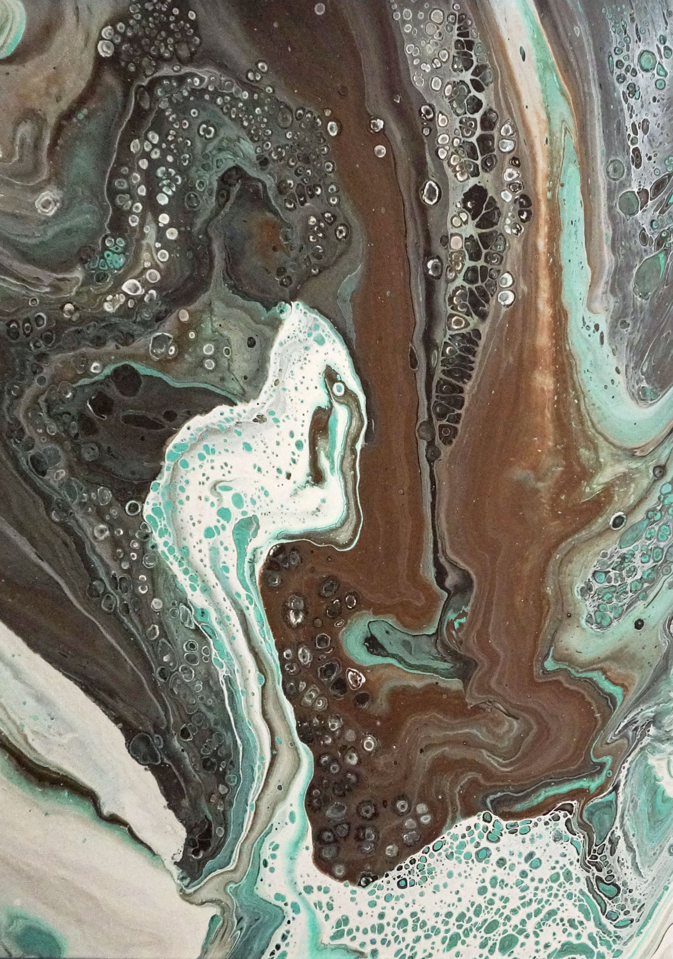 Acrylics and Metallics on Canvas