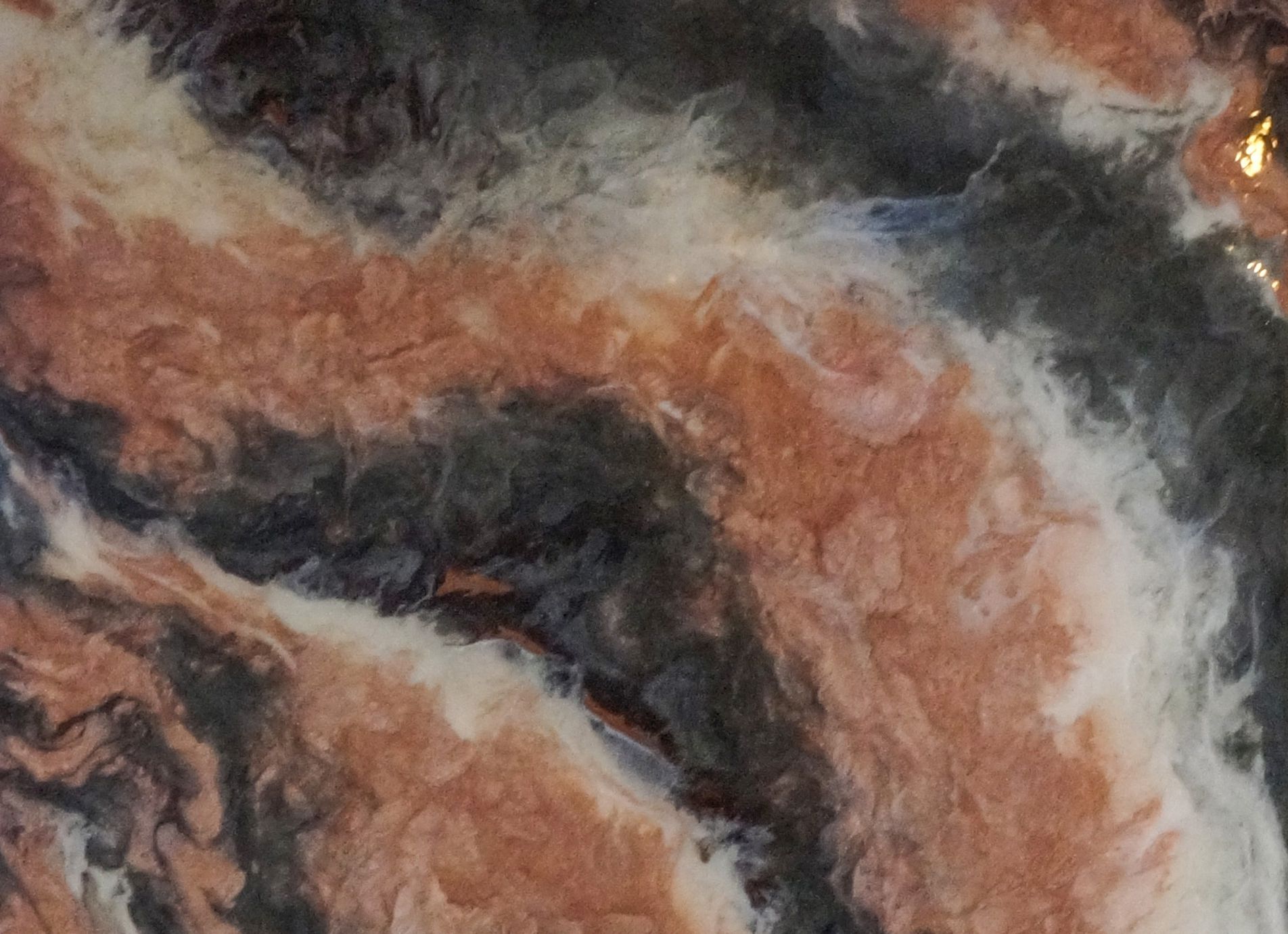 36x20x1/2" Resin and Acrylic on Canvas $150 plus shipping.